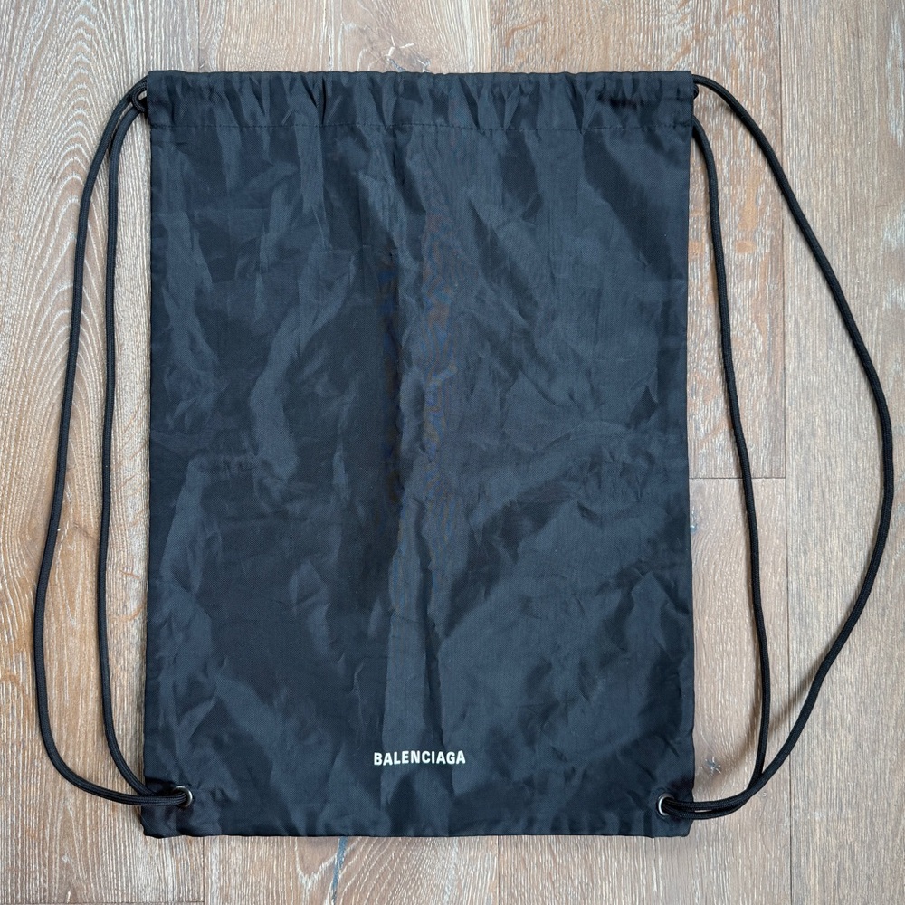 BALENCIAGA Drawstring Dust Bag in Black